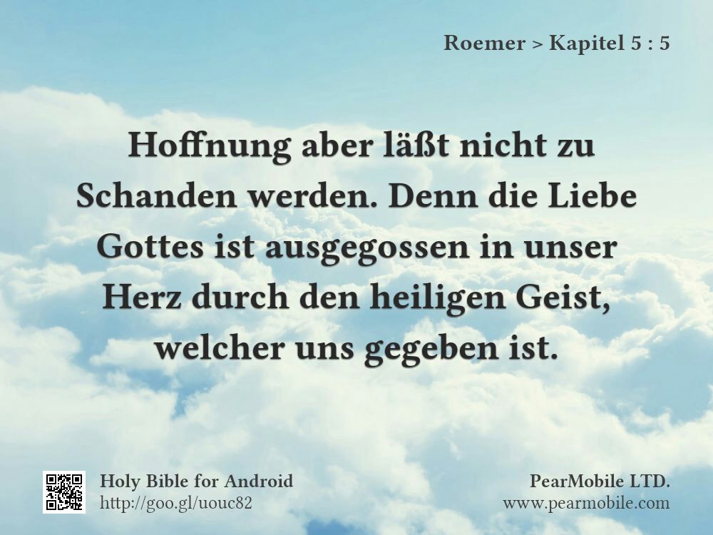 Roemer, Kapitel 5:5